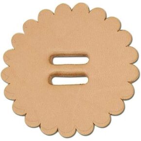 إكسسوارات Conchos Leathercraft Slotted Rossette Rossette Conchos 6 PK 2 "4133-06 بواسطة Tandy Leather