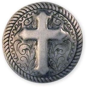 Tandy Leather Rope Cross Cross Concho 1 "(25 mm) 71506-07