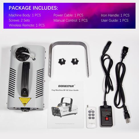 Fog Machine 1500W with Wireless Remote & Wired Control – Professional High Output Smoke Machine for Stage, Halloween, Parties, Concerts, Theatre in Kuwait