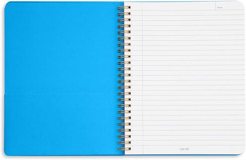 ban.do Rough Draft Mini Spiral Notebook with Saying, 8.5" x 6.75" with Pockets and 160 Lined Pages, Let Me Write That Down in Kuwait