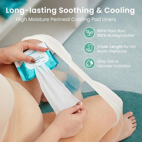 GROWNSY Postpartum Essentials Recovery Kit for Women After Birth, Postpartum Kit for Labor Delivery, Self-Absorbent Postpartum Disposable Underwear, Peri Bottle, Perineal Spray, Post Partum Ice Packs in Kuwait