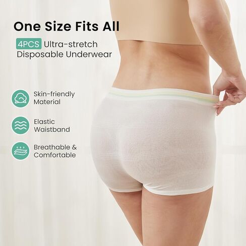 GROWNSY Postpartum Essentials Recovery Kit for Women After Birth, Postpartum Kit for Labor Delivery, Self-Absorbent Postpartum Disposable Underwear, Peri Bottle, Perineal Spray, Post Partum Ice Packs in Kuwait