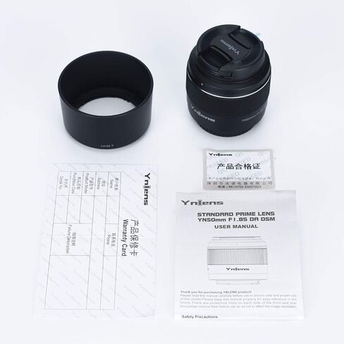 YONGNUO Upgraded YN50MM F1.8S DA DSM II Lens, for Sony E-Mount mirrorless Cameras, 50mm F1.8 Large Aperture, Auto Focus APS-C Standard Prime Lens in Kuwait