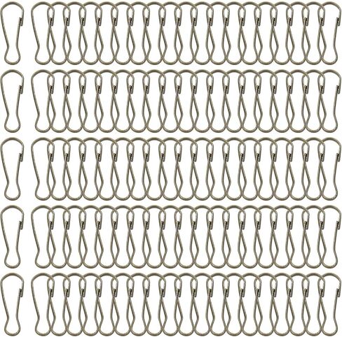 خطافات Patikil Lanyard ، 240 PCS 20mm من الفولاذ المقاوم للصدأ 304 SPRING SNAP HOOK CLIPS CLASP للاشتراط in Kuwait