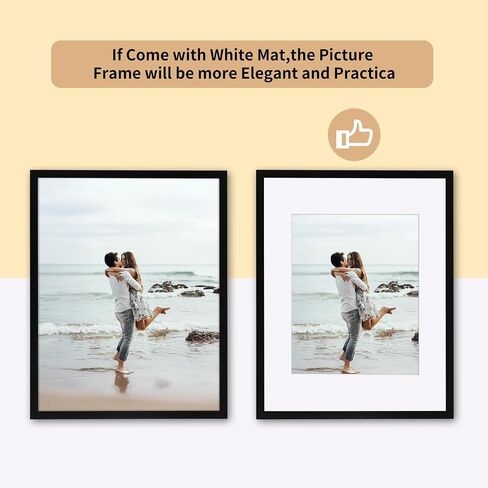 Schliersee 8x10 White Mats for 5x7 Pictures, Photo Picture Mats with Core Bevel Cut，12 Packs in Saudi Arabia