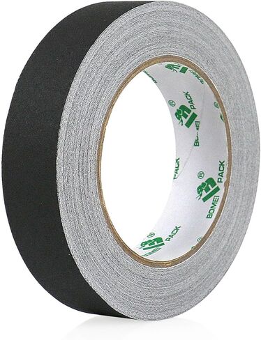 BOMEI PACK Gray Gaffer Tape, Matte Non-Reflective, 1inch x 30y No Residue Hand Tear Self-Adhesive Gaffer Tape for Labeling, Cable, Stage, Photo Studio, Painters and Duct Repair, 1 Pack in Kuwait