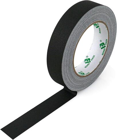 BOMEI PACK Gray Gaffer Tape, Matte Non-Reflective, 1inch x 30y No Residue Hand Tear Self-Adhesive Gaffer Tape for Labeling, Cable, Stage, Photo Studio, Painters and Duct Repair, 1 Pack in Kuwait