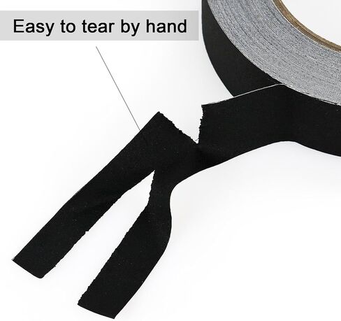 BOMEI PACK Gray Gaffer Tape, Matte Non-Reflective, 1inch x 30y No Residue Hand Tear Self-Adhesive Gaffer Tape for Labeling, Cable, Stage, Photo Studio, Painters and Duct Repair, 1 Pack in Kuwait