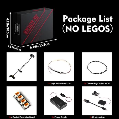 LED Lighting Compatible with Lego I am Groot 76217, Light Kit Compatible with Lego 76217, Giving Light to Model, NOT Included The Model Set（Standard Version） in Saudi Arabia