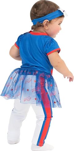 MODERN HERO NFL GREEN BAY PACKERS Officially Licensed Infant One-piece Bodysuit and Leggings Costume includes One-piece Bodysuit with Mesh Skirt, Leggings and Matching Headband, Size 24 Months in Kuwait