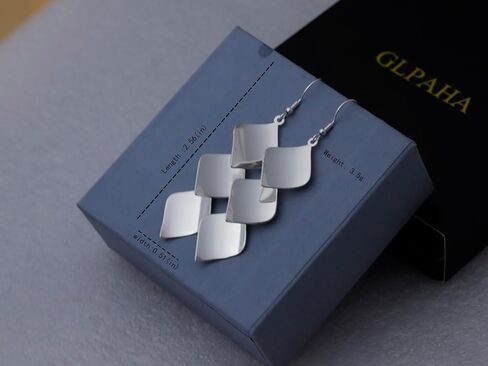 Pearl Teardrop 925 Sterling Silver Dangle Earrings For Women's Sparkle Fashionable High End Earrings in Saudi Arabia