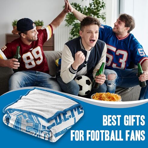 Football Gifts for Men Women, Sports Football Style Blanket for Team Fans, Football Decor Throw Blanket for Sofa Couch Bed Living Room 60"x50" in Saudi Arabia