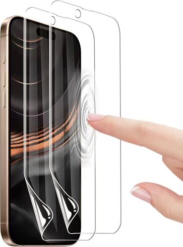 for iPhone 16 Pro Back Screen Protector Film Transparency Hydrogel Film Not Glass 2024 iPhone - 2 Pcs in Saudi Arabia