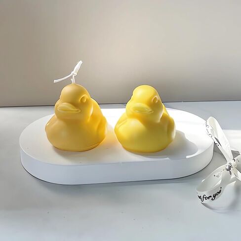 قوالب ليتل بطة السيليكون ، قالب شمعة على شكل حيوان للصابون شمع الصويا DIY يدوية ، Duckling ايبوكسي راتنج العفن لحفلات حفل عشاء الاحتفالات ديكور in Saudi Arabia