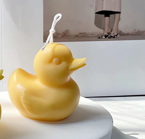 قوالب ليتل بطة السيليكون ، قالب شمعة على شكل حيوان للصابون شمع الصويا DIY يدوية ، Duckling ايبوكسي راتنج العفن لحفلات حفل عشاء الاحتفالات ديكور in Saudi Arabia