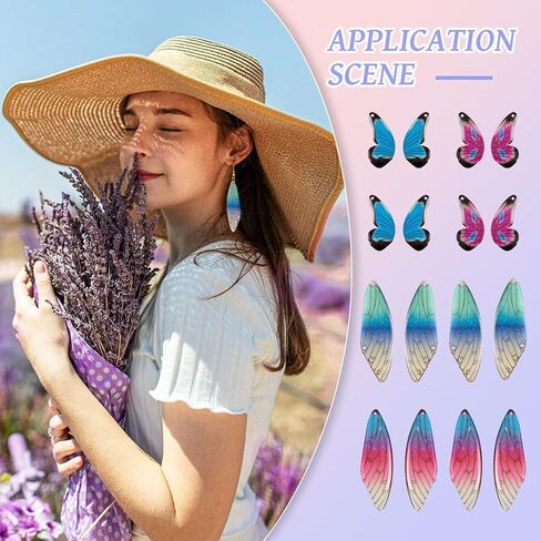 Beadthoven DIY 5 Pairs Glitter Star Acrylic Dangle Earring Making Kit Sparkly Sequin Bohemian Earrings Pieces with Earring Hooks Jump Rings Statement Earrings Accessory for Jewelry Making Gift in Kuwait