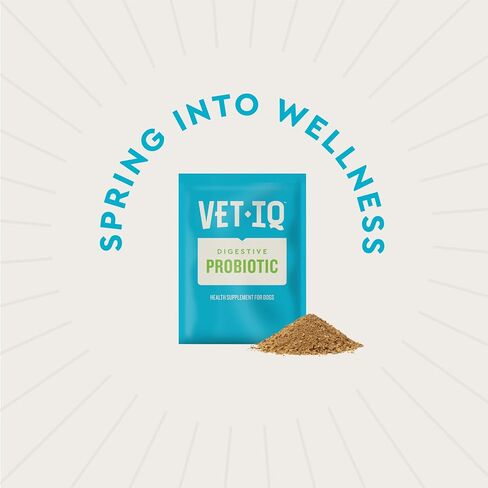 VetIQ Digestive Probiotic Powder for Dogs, 30 Packets in Saudi Arabia