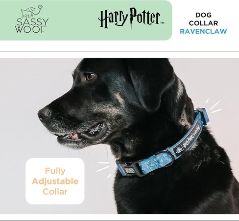 Dog Collar Harry Potter™ Ravenclaw - S, Adjustable, Durable, Comfortable and Stylish Pet Accessories for Small Dogs - Officially Licensed in Saudi Arabia