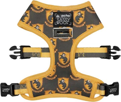 Dog Collar Harry Potter™ Hufflepuff - L, Adjustable, Durable, Comfortable and Stylish Pet Accessories for Large Dogs - Officially Licensed in Kuwait