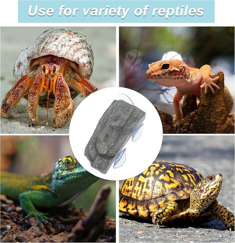 Turtle Basking Platform, Floating Turtle Docks with Suction Cups, Resin Floating Turtle Platform, Tortoise Climbing Platform for Decoration, Black Gray in Saudi Arabia