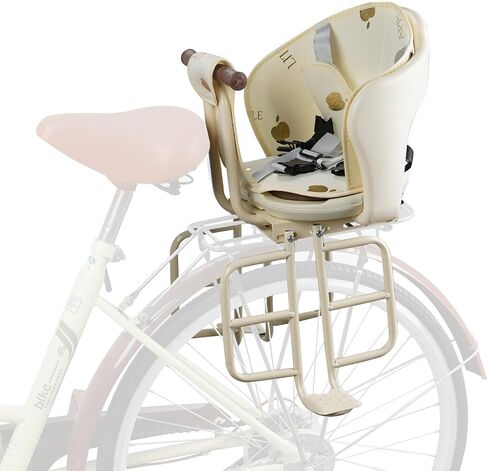 Rear Child Bike Seat, Adjustable Backrest Rear Bike Seat, Foldable and Rotatable Rear Mounted Child Bike Seat, New Comfortable Child Rear Seat, Suitable for Most Bicycle Rear Frames in Saudi Arabia