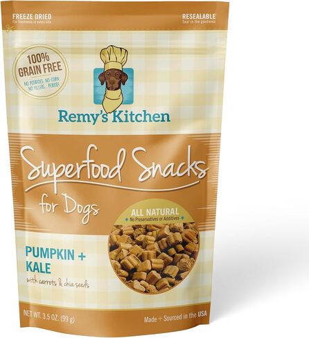 Apple Cinnamon Superfood Snacks for Dogs - Freeze Dried, Nutrient-Rich Dog Treats, 3.5 oz in Kuwait