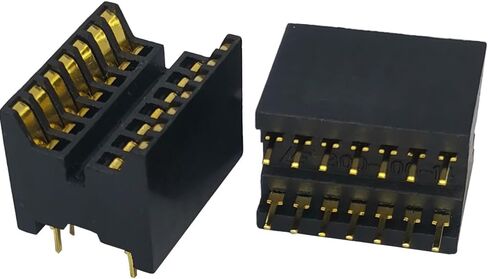 8 Pin Gold Plated DIP IC Test Socket Adaptor Solder Type Retention Contact 2.54mm Pin spacing, Row to Row Distance 7.62mm (5Pcs) in Saudi Arabia