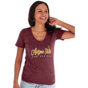 Blue 84 Women's Premium V-Neck Tri Blend T Shirt