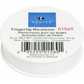 Sparco 01569 Fingertip Moistener,Odorless,Greaseless,Hygienic,3/8 oz.