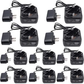 10 حزمة PMLN7109A PMLN7109 شاحن متوافق مع بطارية موتورولا SL300 SL300e SL3500e SL1600 SL2600 TLK100 SL1M راديو Pmnn4468a in Kuwait