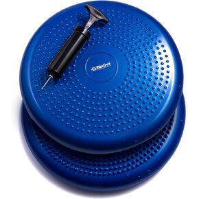 bintiva 2 Pack - Inflated Stability Balance Disc, Including Free Pump - Bulk Packaging