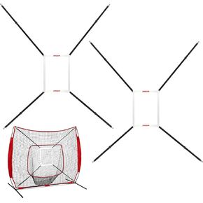 Strike Zone Target for Baseball Net, Softball Adjustable Pitching Target for 7x7 Net | Practice Throwing (Adjustable Strike Zone Target) Sold Only Strap Frame