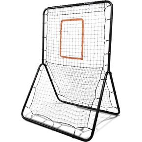 CHAMPRO Baseball and Softball Pitchback Screen Rebound Net, 58" x 42",BLACK
