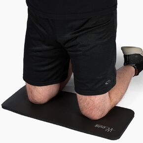 Yoga Knee Pads, Thick 0.6" (15mm) Workout Mat Provides Cushion for Kneeling & Elbows, Non-Slip & Portable Exercise Mat for Planks, Ab Rollers, Pushups, Perfect Yoga Knee Pad Cushion