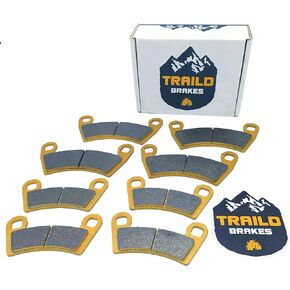Polaris Ranger XP 1000 Ceramic Brake Pad Set 2018, 2019, 2020, 2021, 2022, 2023 Front & Rear