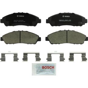 BOSCH BC1280 QuietCast Premium Ceramic Disc Brake Pad Set - Compatible With Select Acura MDX, ZDX; Honda Pilot; FRONT