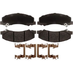 ACDelco Silver 14D1159CHF1 Ceramic Front Disc Brake Pad Set
