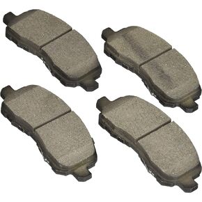 BOSCH BE866H Blue Ceramic Disc Brake Pad Set With Hardware - Compatible With Select Chrysler 200; Dodge Avenger, Caliber, Stratus; Jeep Compass, Patriot; Mitsubishi Eclipse, Lancer, Outlander; FRONT