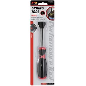 Performance Tool W82004 Brake Spring Tool - Heavy Duty Removal and Installation Tool for Brake Shoe Return Springs and Hold-Down Springs