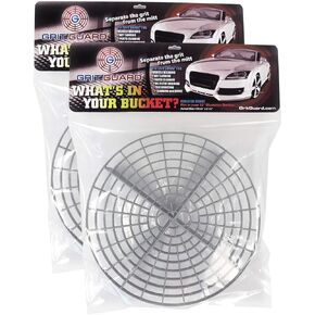 GRIT GUARD - The Original Grit Guard Insert Separates Grit From the Mitt (SILVER, 2 PACK)