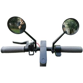 Yungeln Rearview Mirror Scooter Adjustable Rear View Glass Bicycle Mirror Reflector Compatible for Xiaomi 1S M365 Pro Scooter