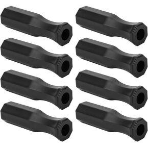 8pcs Foosball Table Handles, 4.7in Plastic Octagonal Handles for Standard Foosball Tables Handle Grip for Table Top Game Replacement Handle Part Foosball Accessories