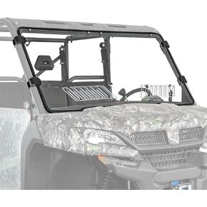 KEMIMOTO Vented Front Windshield Compatible with CFMOTO UFORCE 1000/1000XL, Scratch Resistant Windshield Compatible with CFMOTO UFORCE 1000 2019-2024/UForce 1000 XL 2022-2024 Accessories