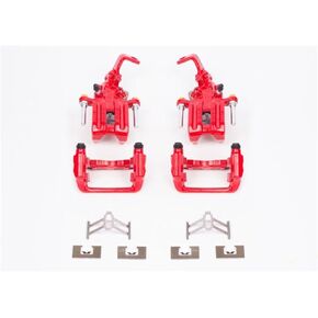 Power Stop Rear S2730 Pair of High-Temp Red Powder Coated Calipers