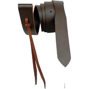 Leather Latigo Cinch Strap for Western Saddle Cinch tie with Holes Girth