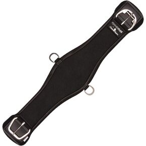 Classic Equine Featherflex Roper Cinch, Black, 34-inch