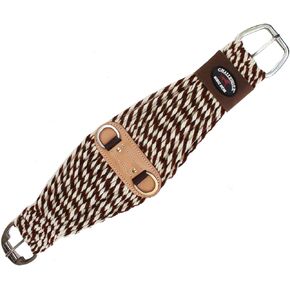 Horse Western 27 Strand Double Weave Two-Tone Mohair Blend Roper Cinch 97RT05