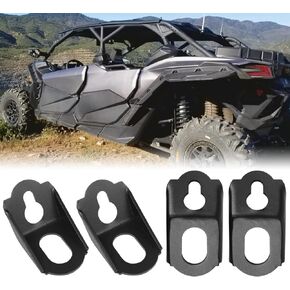Canam X3 Tie Down Brackets Hooks Compatible with for Can Am Maverick X3 MAX RS DS RR Turbo 2017-2023 Tie Down Hooks Accessories 4pcs
