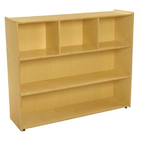 Childcraft 1526308 ABC Furnishings وحدة تخزين 3 أرفف، ارتفاع 40 بوصة، عرض 13 بوصة، طول 48 بوصة، خشب طبيعي