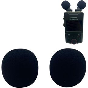 Dead Cat Wind Muff Pop Filter For Tascam X6 X8 Headset Windscreen Microphone Foam Covers For Tascam X6 X8 (Black)